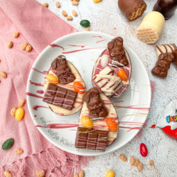 Geuellte Knusper Eier Geschenk zu Ostern aus der Kueche Ue-Eier Ueberraschungseier Crispy Hopps selbstgemacht Mitbringsel